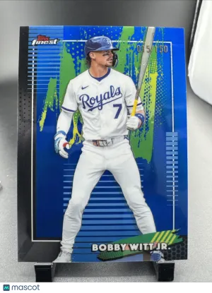 2026 Topps Finest Bobby Witt Jr. Blue Refractor / Parallel/Variety