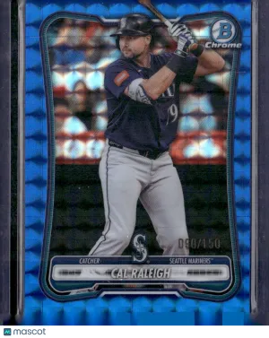 2026 Bowman Chrome Cal Raleigh #86 Blue Geometric /150