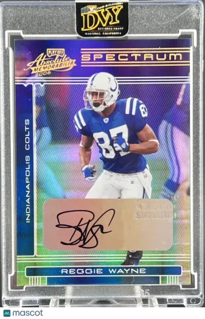 2006 Playoff Absolute Memorabilia Spectrum Reggie Wayne 18/39 Indianapolis Colts
