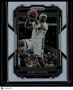 2023 Panini Prizm Bobby Portis #105 White Sparkle