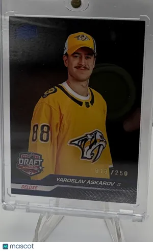 2023 Upper Deck Extended Series Yaroslav Askarov #743 Deluxe Rookie 013/250
