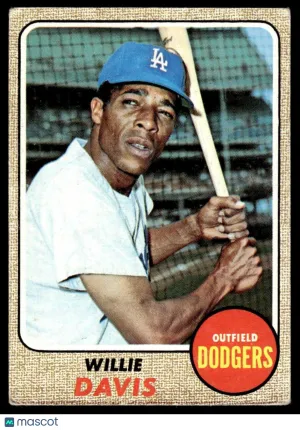 1968 Baseball Card Willie Davis #208