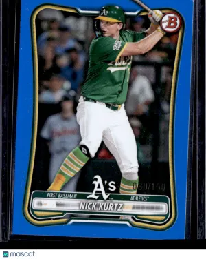 2026 Topps Bowman Nick Kurtz #10 Blue /150