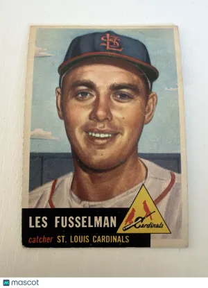 1953 Topps Les Fusselman #218 Nicely Centered VG+