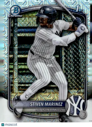2025 Bowman Chrome Mega Box Stiven Marinez Mojo Refractor