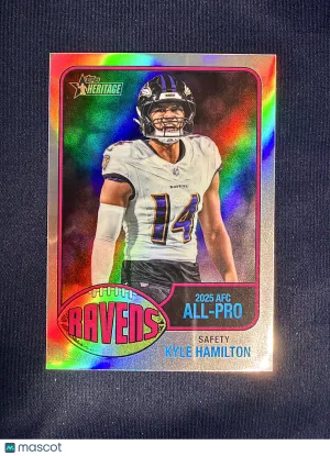 2026 Topps Heritage Kyle Hamilton #138 Chrome Refractor