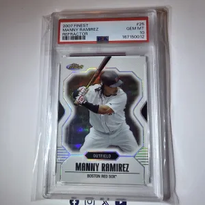2007 Finest Manny Ramirez Refractor PSA 10 POP 6