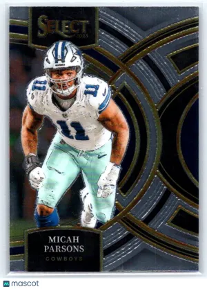 2023 Panini Select Micah Parsons #126 Dallas Cowboys