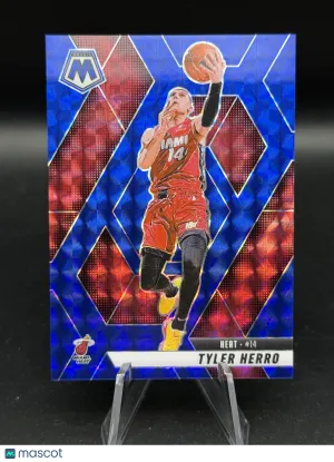 Tyler Herro 2025 Panini Mosaic Prizm #47 Blue 164/199 - Miami Heat
