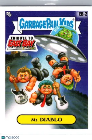 Mt Diablo 2025 Topps Garbage Pail Kids x Green Day Tribute to East Bay #EB-2