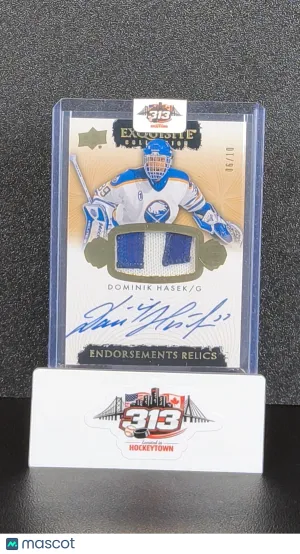 2023-24 Upper Deck Exquisite Collection Dominik Hasek #ER-DH Memorabilia