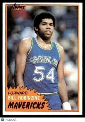 1981 Basketball Bill Robinzine #78