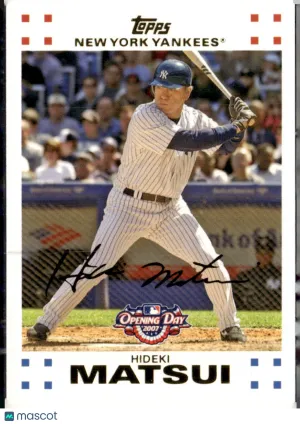 2007 Topps Opening Day Hideki Matsui #87