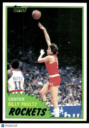 1981 Basketball Billy Paultz #87