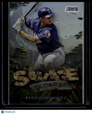 2025 Topps Stadium Club Savage Sluggers Alex Rodriguez #SS-9
