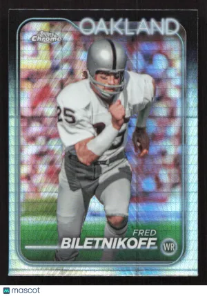 2024 Topps Chrome Fred Biletnikoff #152 Prism Refractor