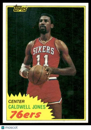 1981 Basketball Caldwell Jones #91