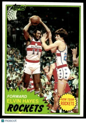 1981 Basketball Elvin Hayes #42