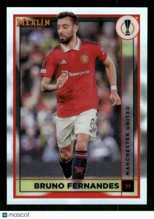 2022-23 Merlin Chrome UEFA Club Competitions Bruno Fernandes #99 Refractor