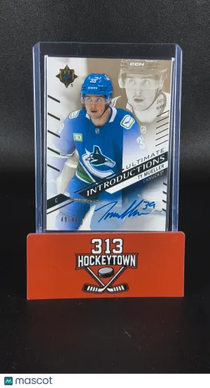 2025-26 Upper Deck Ultimate Collection Ty Mueller #UI-TM Gold Auto /49