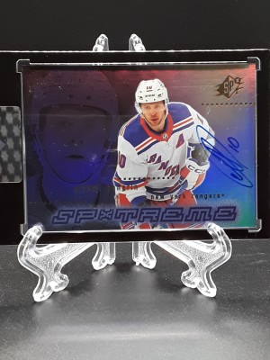 2025-26 Upper Deck Clear Cut Hockey SPxtreme Artemi Panarin Rangers Auto
