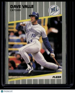 1989 Fleer Dave Valle #561