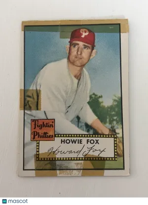 1952 Topps Howie Fox #209 Low Grade