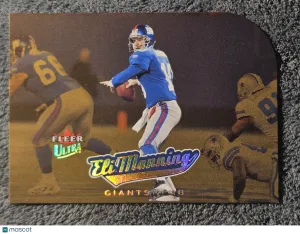 2005 Fleer Ultra #52 Eli Manning Gold Medallion