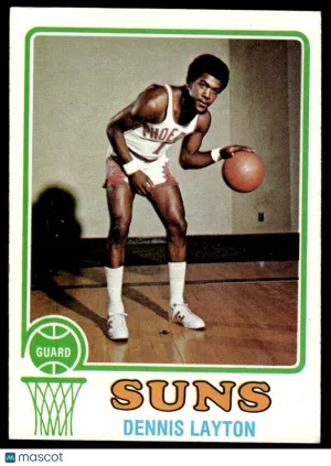 1973 Basketball Dennis Layton #81