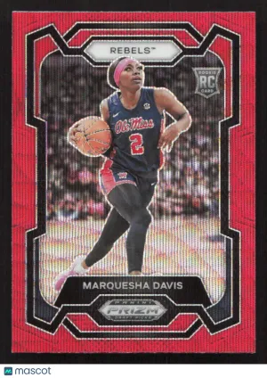 2024 Panini Prizm Draft Picks Marquesha Davis #96 Prizms Red Wave RC