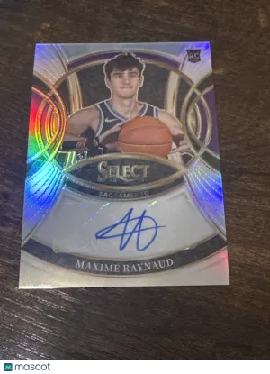 2025-26 Panini Select Maxime Raynaud #RS-MAX Silver /249 RC