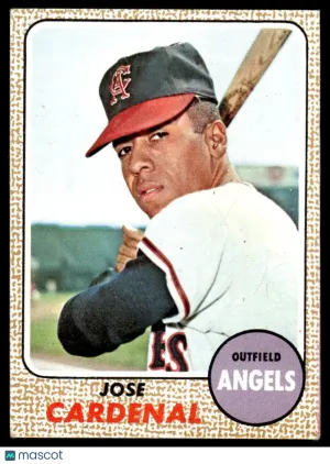 1968 Baseball Card Jose Cardenal #102