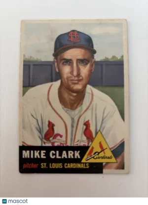 1953 Topps Mike Clark #193 Lower grade