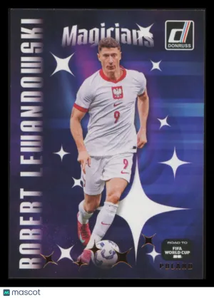 Robert Lewandowski 2025 Panini Donruss Road to FIFA World Cup 26 Magicians #22 Poland