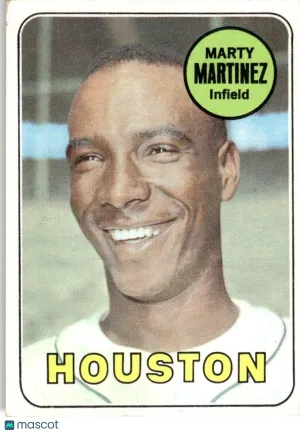 1969 Baseball Card Marty Martinez #337