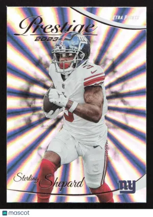 2023 Panini Prestige Sterling Shepard #223 Xtra Points Sunburst