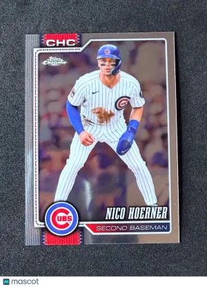 2026 Topps Chrome 29 Nico Hoerner Chicago Cubs