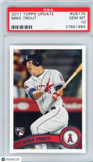 2011 Topps Update Mike Trout #US175 PSA 10