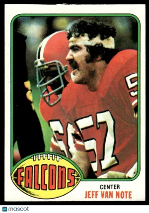 1976 Football Card Jeff Van Note #164
