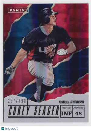 Near Mint Ungraded Topps Father’s Day USA Baseball #USA5 Corey Seager 267/499 Baseball Card