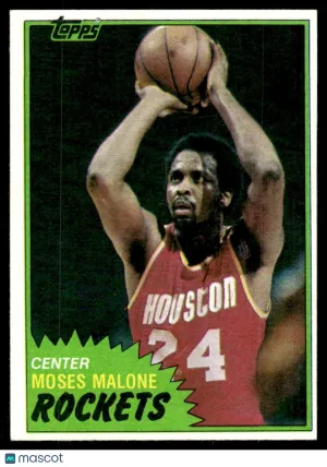 1981 Basketball Moses Malone #14