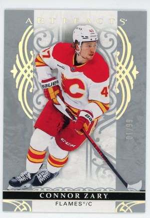 2026-27 Artifacts #58 Connor Zary Platinum 1/99