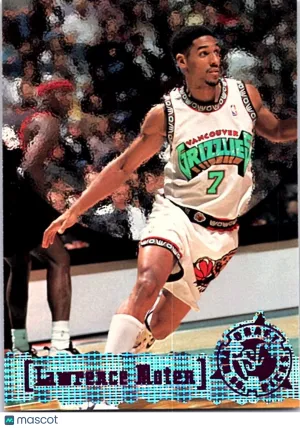 1996 Topps #319 Lawrence Moten Vancouver Grizzlies Basketball Card