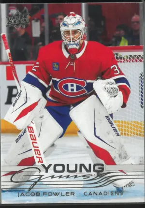 Jacob Fowler Upper Deck 2025-26 Extended Series Young Guns #724 front