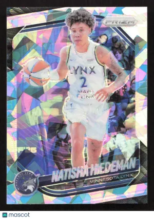 2025 Panini Prizm WNBA Natisha Hiedeman #53 Ice Prizms