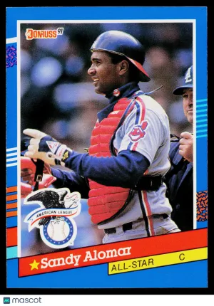 1990 Donruss Sandy Alomar, Jr. Sandy Alomar #51