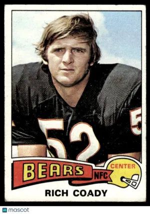 1975 Football Rich Coady #319