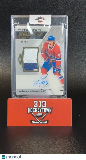 2025-26 Upper Deck Premier Ivan Demidov #AR-ID Rookie Auto Patch /99 Patch