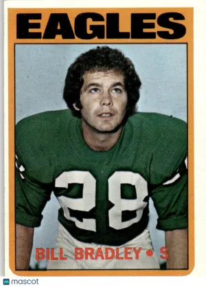 1972 Football Card Bill Bradley #45