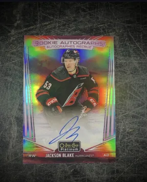 O-Pee-Chee Platinum Jackson Blake SUNSET Auto